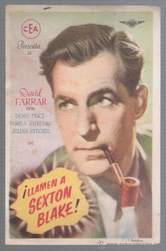 Cine: Llamen a Sexton Blake. Sencillo de CEA. - Foto 1