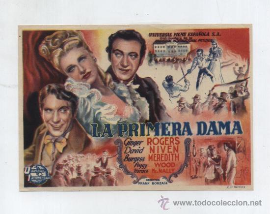 Cine: La primera Dama. Sencillo de Universal International. - Foto 1