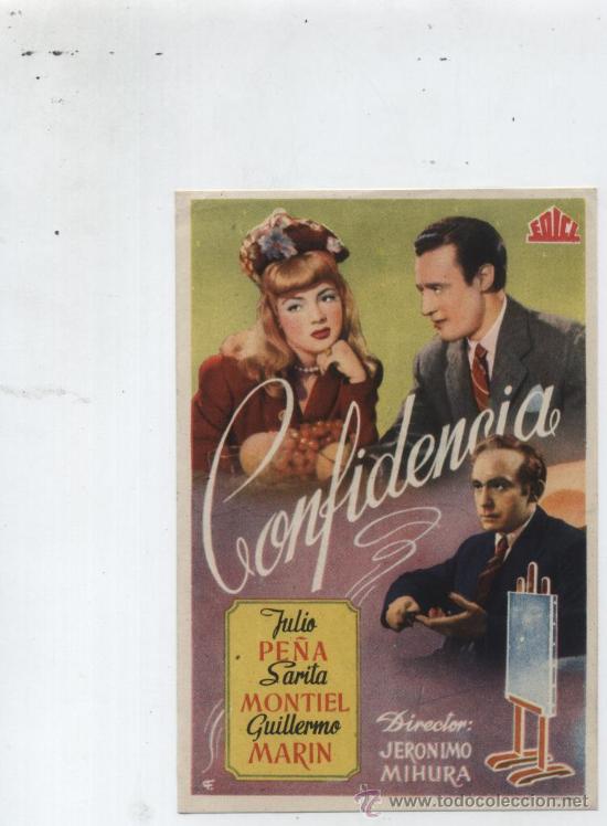Cine: Confidencia. Sencillo de Edici.  &iexcl;IMPECABLE! - Foto 1