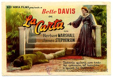 Cine: LA CARTA , SENCILLO, ORIGINAL , PM10404