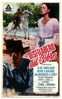 Cine: EL DESFILADERO DEL COBRE  , SENCILLO, ORIGINAL , PM10408
