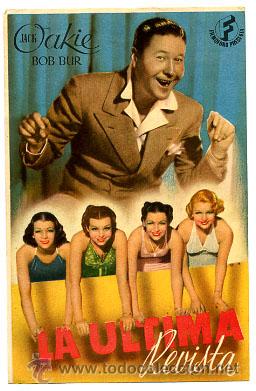 Cine: LA ULTIMA REVISTA  , SENCILLO, ORIGINAL , PM10414