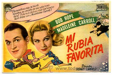 Cine: MI RUBIA FAVORITA   , SENCILLO, ORIGINAL , PM10420
