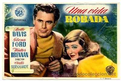 Cine: UNA VIDA ROBADA   , SENCILLO, ORIGINAL , PM10422