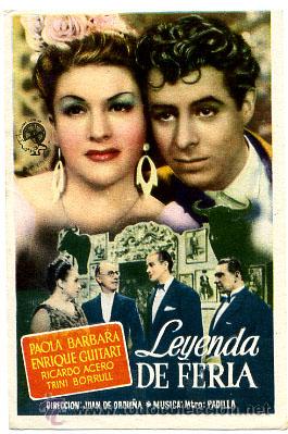Cine: LEYENDA DE FERIA   , SENCILLO, ORIGINAL , PM10424