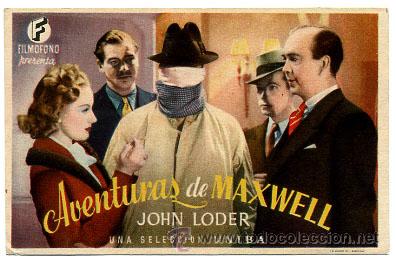 Cine: AVENTURAS DE MAXWELL   , SENCILLO, ORIGINAL , PM10427