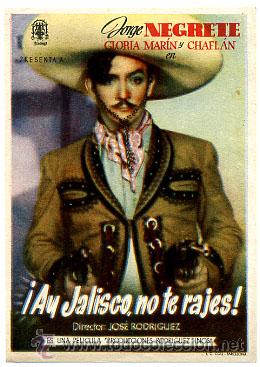 Cine: AY JALISCO NO TE RAJES   , SENCILLO, ORIGINAL , PM10430