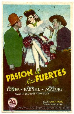 Cine: PASION DE FUERTES   , SENCILLO, ORIGINAL , PM10438