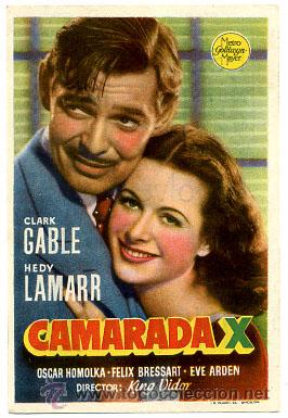 Cine: CAMARADA X  , SENCILLO, ORIGINAL , PM10446