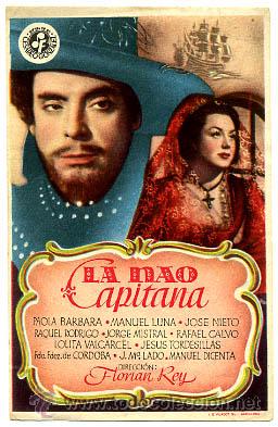 Cine: LA NAO CAPITANA  , SENCILLO, ORIGINAL , PM10449