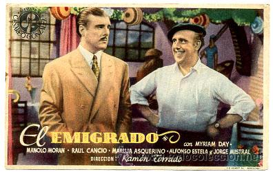 Cinema: EL EMIGRADO  , SENCILLO, ORIGINAL , PM10453