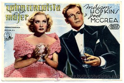 Cinema: QUIEN CONQUISTA ES LA MUJER  , SENCILLO, ORIGINAL , PM10467