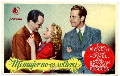 Cinema: MI MUJER NO ES SOLTERA  , SENCILLO, ORIGINAL , PM10475