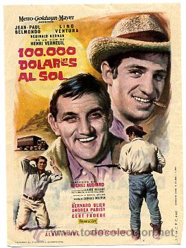 Cinema: 100.000 DOLARES AL SOL , SENCILLO, ORIGINAL , PM10499