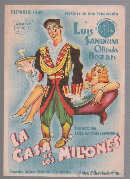 Cine: La Casa de los Millones. Doble de Hispartis. - Foto 1