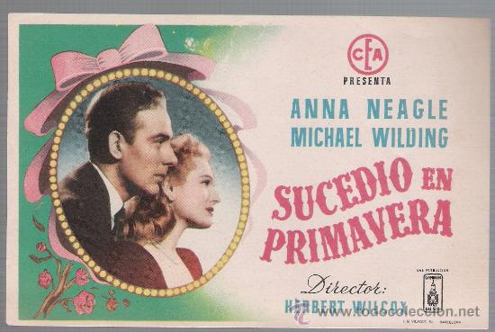 Cine: Sucedi&oacute; en primavera. Sencillo de CEA. - Foto 1