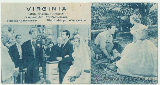 Cine: Virginia. Programa ficha de Paramount. 19. - Foto 1