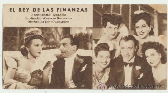 Cine: El Rey de las finanzas. Programa ficha de Chamart&iacute;n. - Foto 1