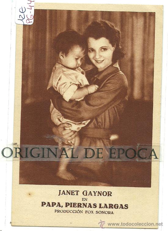 Cine: (PG-44)PROGRAMA DE CINE A&Ntilde;OS 30 - PAPA,PIERNAS LARGAS