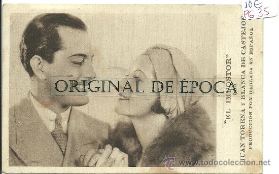 Cine: (PG-35)PROGRAMA DE CINE A&Ntilde;OS 30 - EL IMPOSTOR - Foto 1