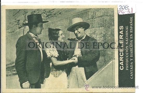 Cine: (PG-31)PROGRAMA DE CINE A&Ntilde;OS 30 - CARCELERAS - Foto 1