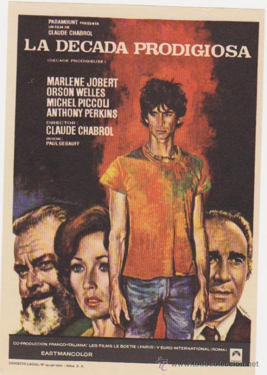 Cine: La d&eacute;cada prodigiosa. Sencillo de Paramount. - Foto 1