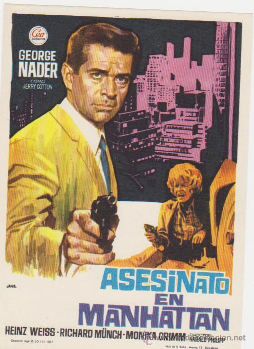 Cine: Asesinato en Manhattan. Sencillo de CEA.  &iexcl;IMPECABLE! - Foto 1