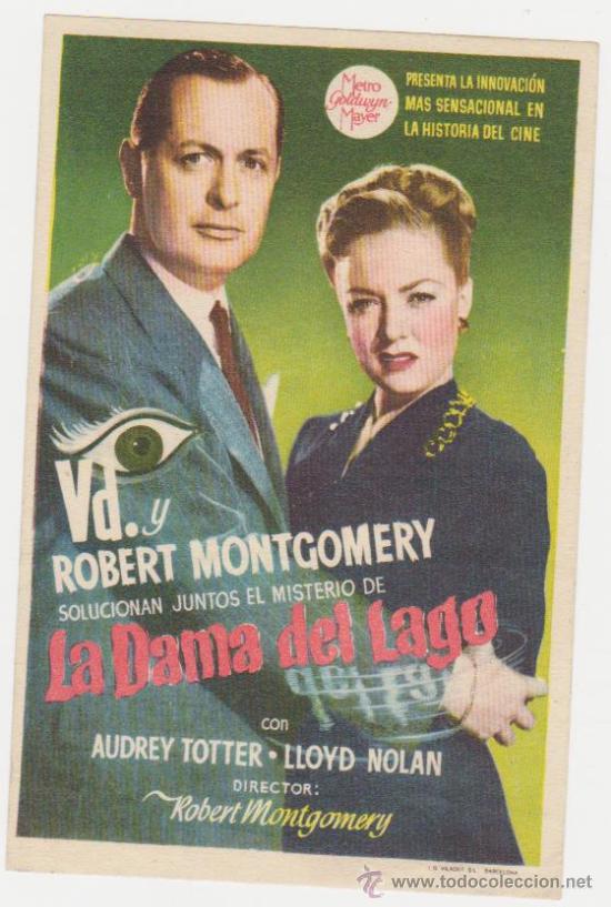 Cine: La Dama del Lago. Sencillo de MGM. - Foto 1