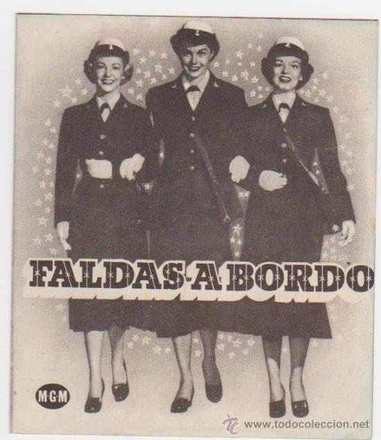 Cine: Faldas a Bordo. Doble de MGM. - Foto 1