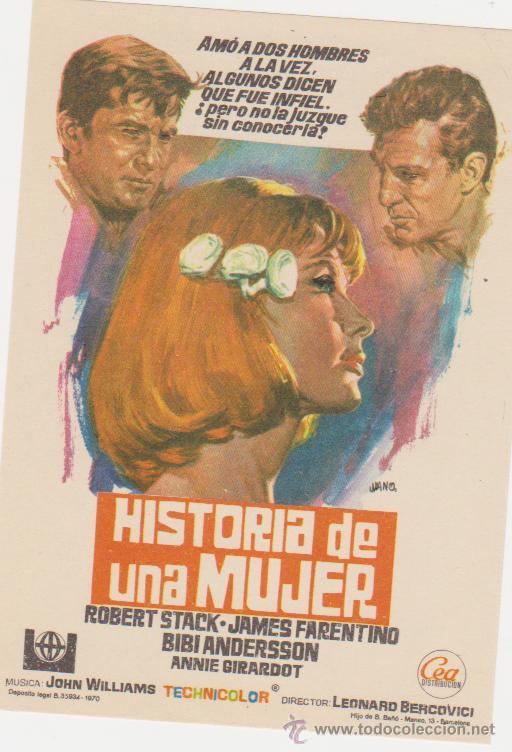 Cine: Historia de una Mujer. Sencillo de CEA.  &iexcl;IMPECABLE! - Foto 1
