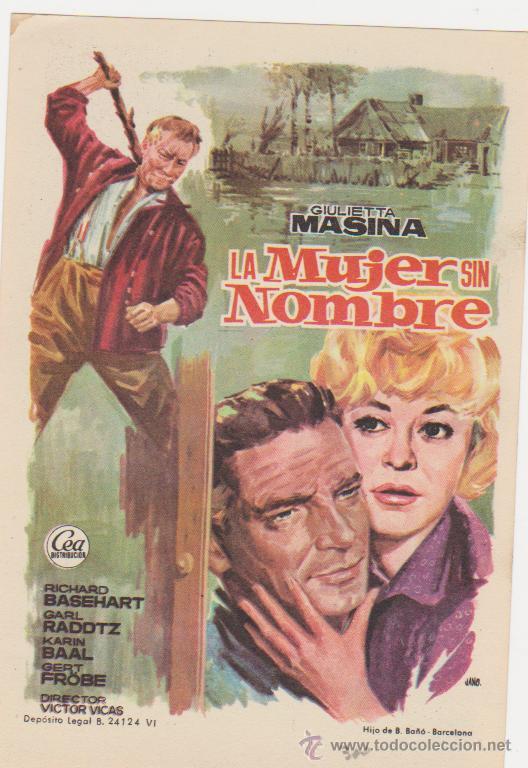 Cine: La Mujer sin nombre. Sencillo de CEA.  &iexcl;IMPECABLE! - Foto 1