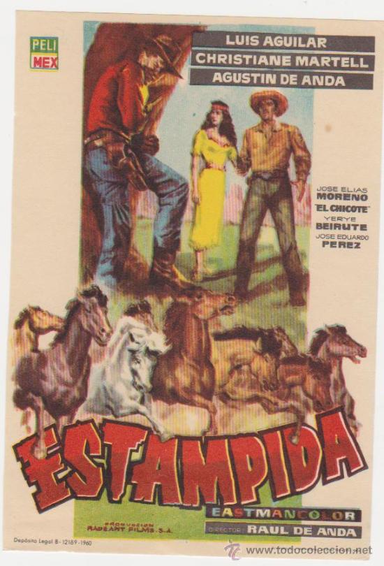Cine: Estampida. Sencillo de Pelimex. - Foto 1