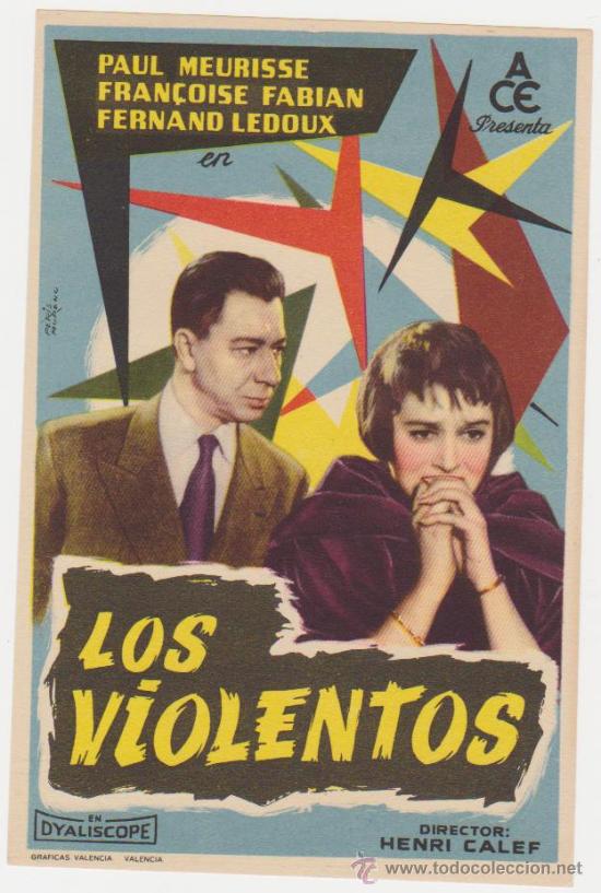 Cine: Los Violentos. Sencillo de CEA. - Foto 1