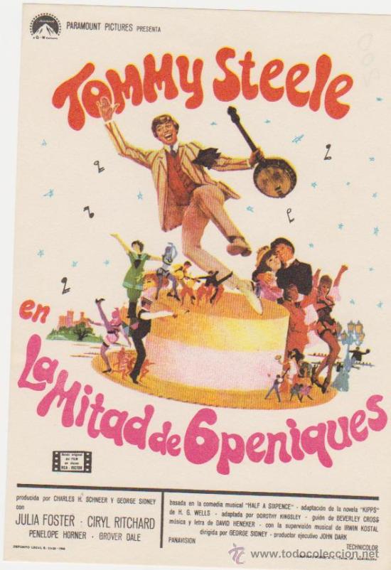 Cine: La mitad de 6 peniques. Sencillo de Paramount. - Foto 1