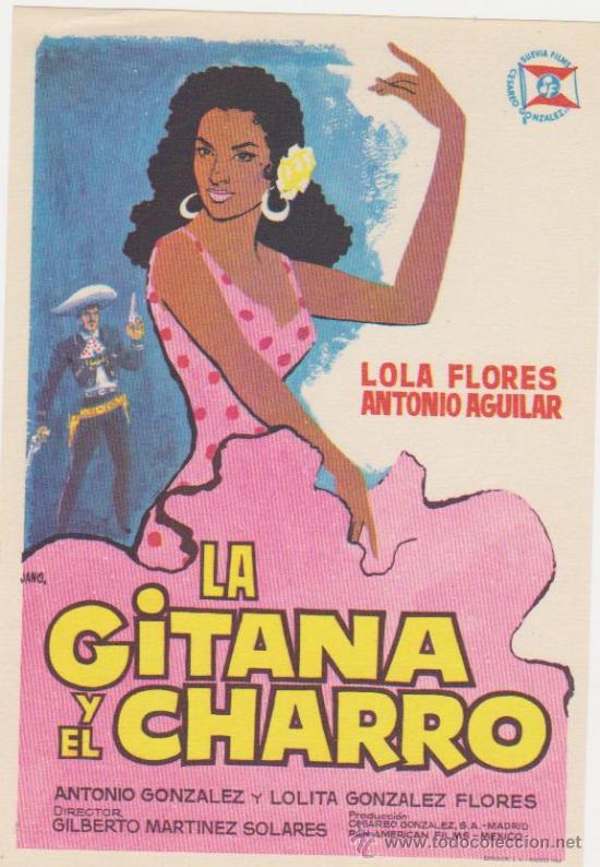 Cine: La gitana y el Charro. Sencillo de Suevia Films. - Foto 1