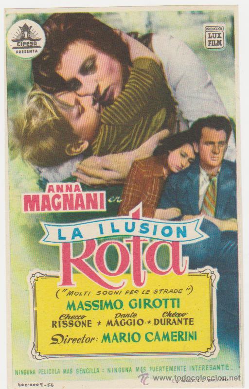 Cine: La ilusi&oacute;n rota. Sencillo de cifesa. &iexcl;IMPECABLE! - Foto 1