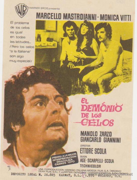 Cine: El demonio de los celos. Sencillo de WB. - Foto 1