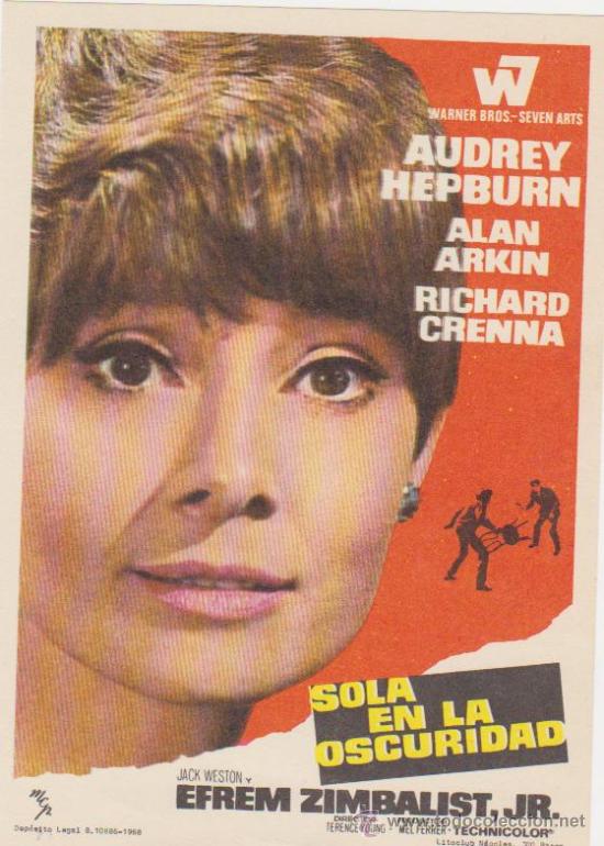 Cine: Sola en la oscuridad. Sencillo de WB.  &iexcl;IMPECABLE! - Foto 1