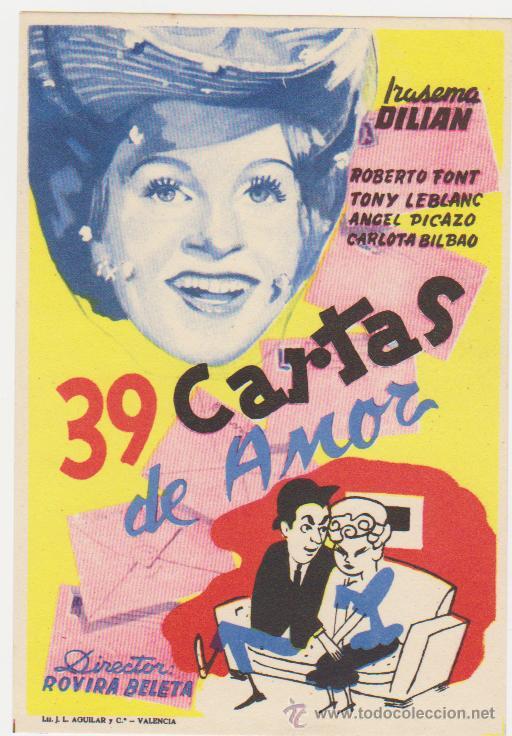 Cine: 39 Cartas de Amor. Programa sencillo. - Foto 1
