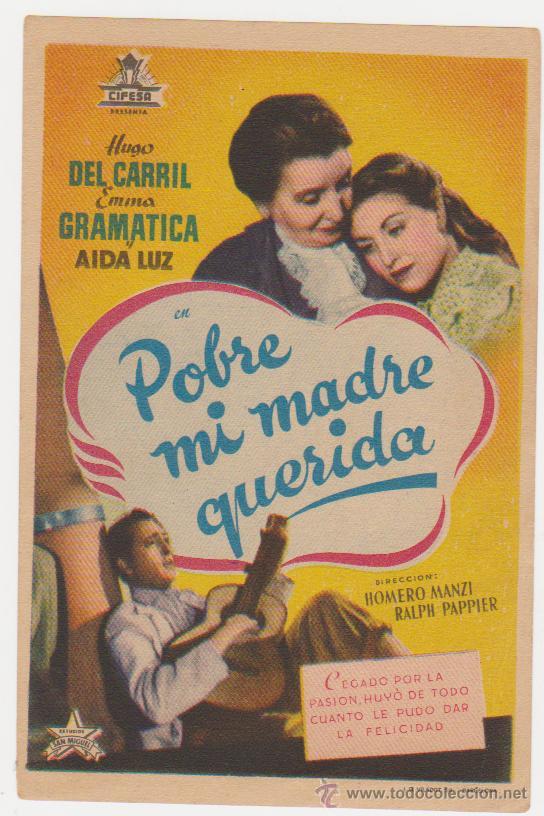 Cine: Pobre mi madre querida. Sencillo de Cifesa. - Foto 1
