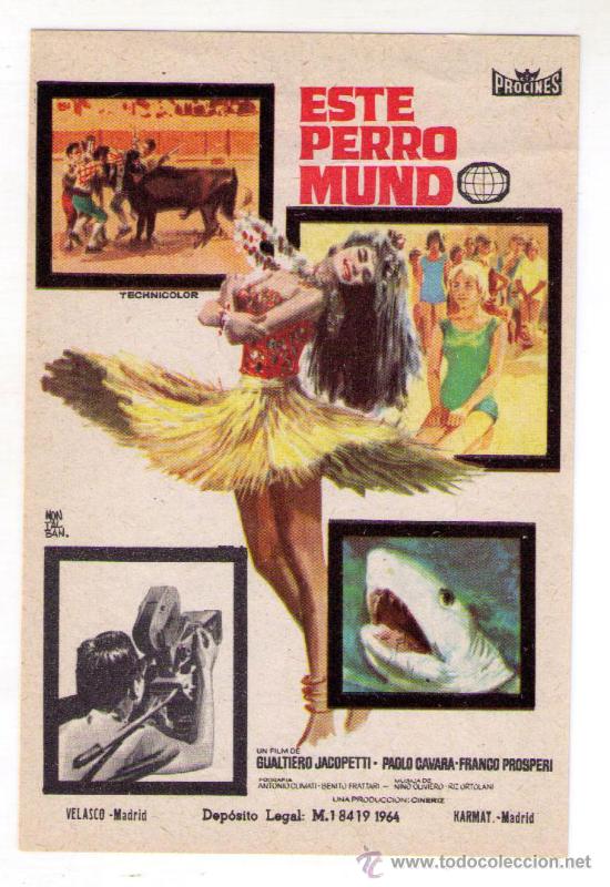 Cine: ESTE PERRO MUNDO - A&Ntilde;O 1.962 - SIN PUBLICIDAD (DOCUMENTAL) - Foto 1