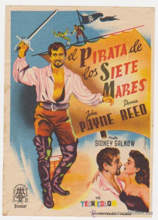 Cine: El Pirata de los siete Mares. Sencillo de Procines. - Foto 1