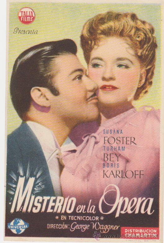 Cine: Misterio en la Opera. Sencillo de Chamart&iacute;n. - Foto 1