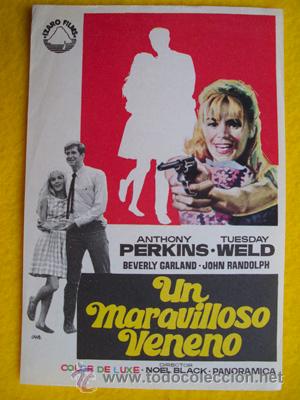 Cinema: UN MARAVILLOSO VENENO. Dibujo de JANO. Anthony Perkins, Tuesday Weld, &hellip;dir Noel Black