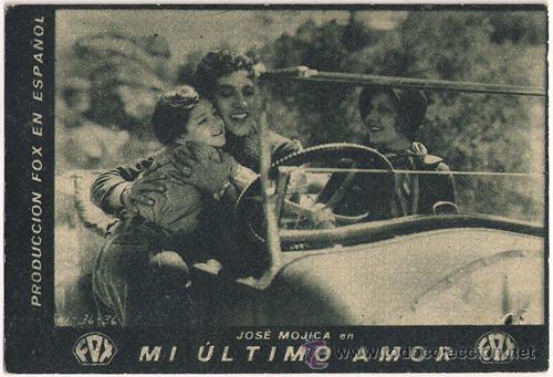 Cine: PTCC 418 MI ULTIMO AMOR PROGRAMA TARJETA FOX JOSE MOJICA ANA MARIA CUSTODIO A2 - Foto 1