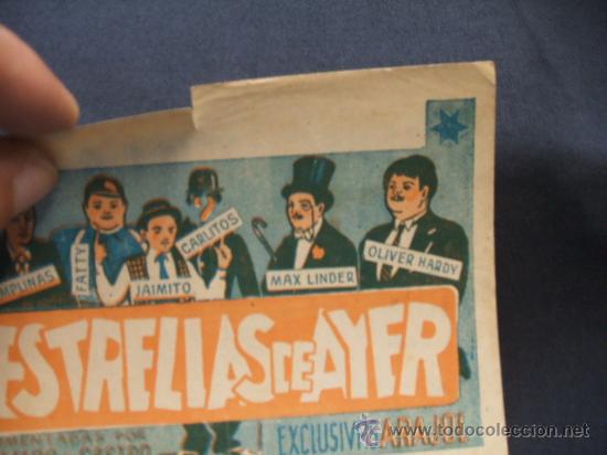 Cine: ESTRELLAS DE AYER - MAX LINDER - OLIVER HARDY - - Foto 2