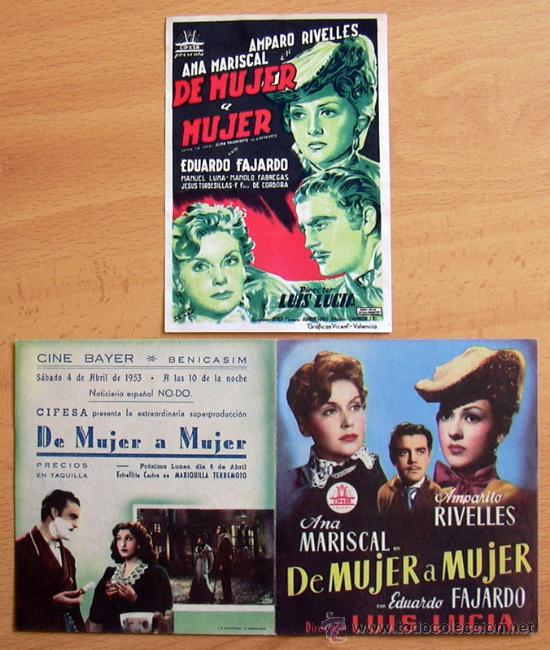 Cine: De mujer a mujer - Dos programas diferentes - Con publicidad - Foto 1