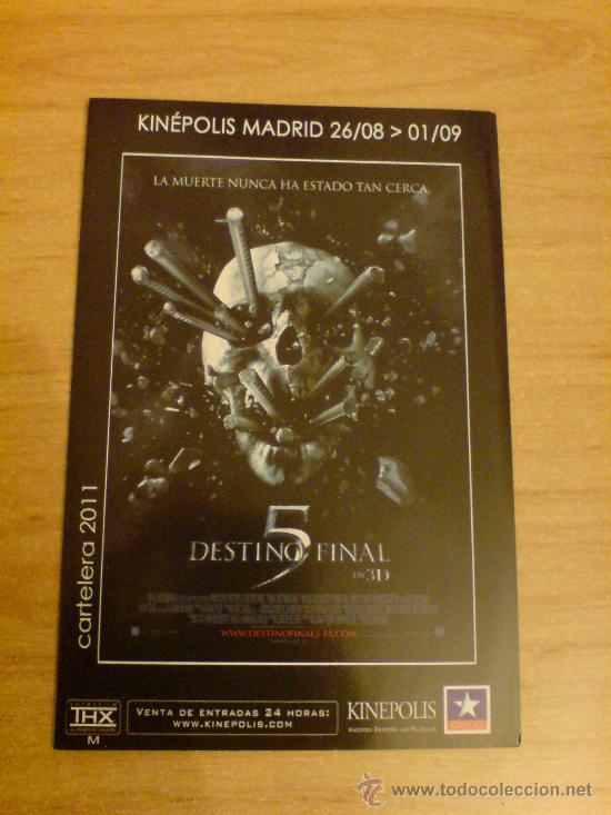 Cine: programa CINE KINEPOLIS de la pelicula destino final 5 - Foto 1
