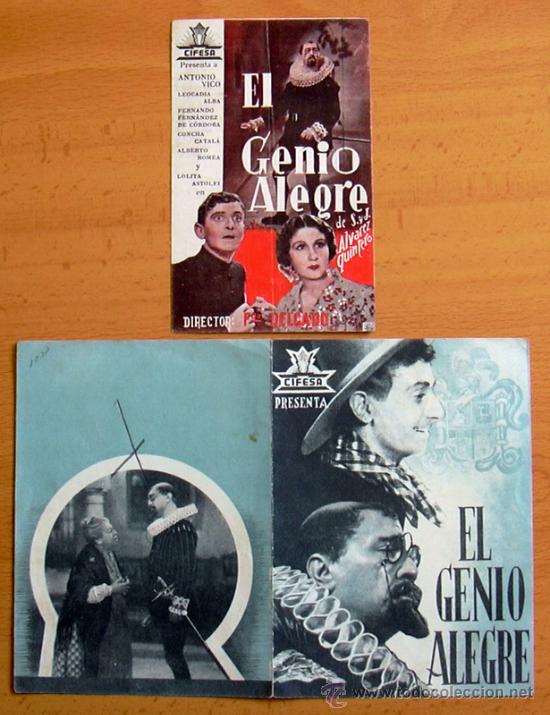 Cine: El genio alegre - dos programas diferentes - Con publicidad - Foto 1