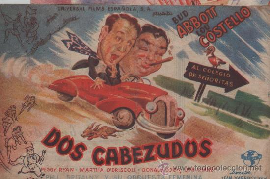 Cine: DOS CABEZUDOS (Abbot y Costello) - Foto 1